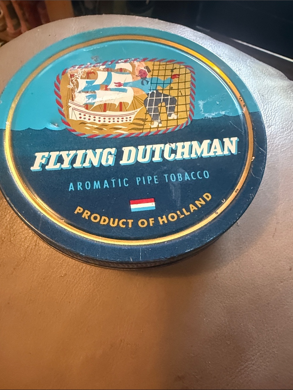 Aromatic Pipe Tobacco Tin - Blue
